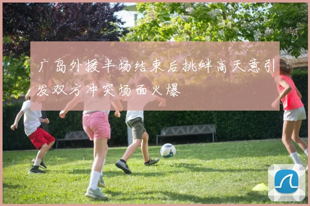 广岛外援半场结束后挑衅高天意引发双方冲突场面火爆